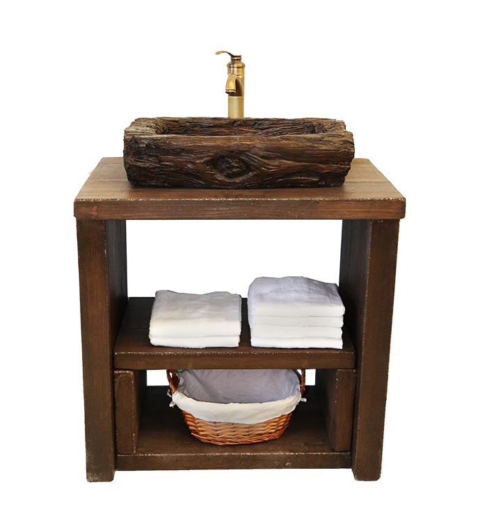 Mueble de baño de piedra | Muebles de baño rústicos de piedra