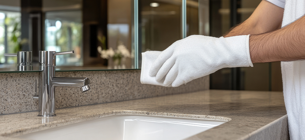Productos recomendados para el cuidado de lavabos de piedra artificial